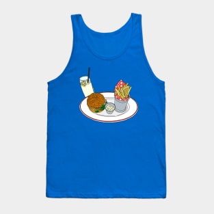 Burger, Chips and Lemonade Tank Top